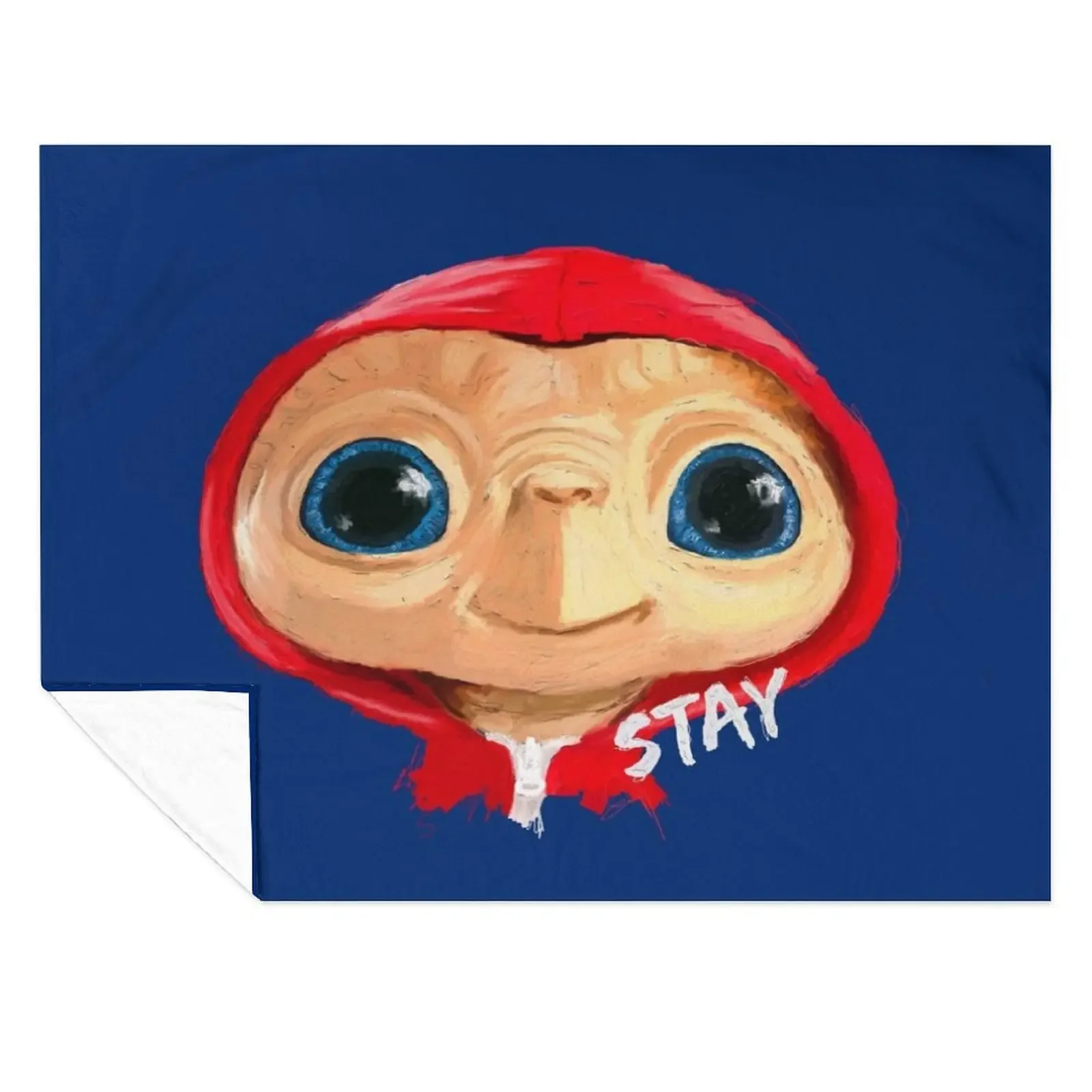 

Cute E.T. Throw Blanket Furry Tourist Personalized Gift Softest Blankets