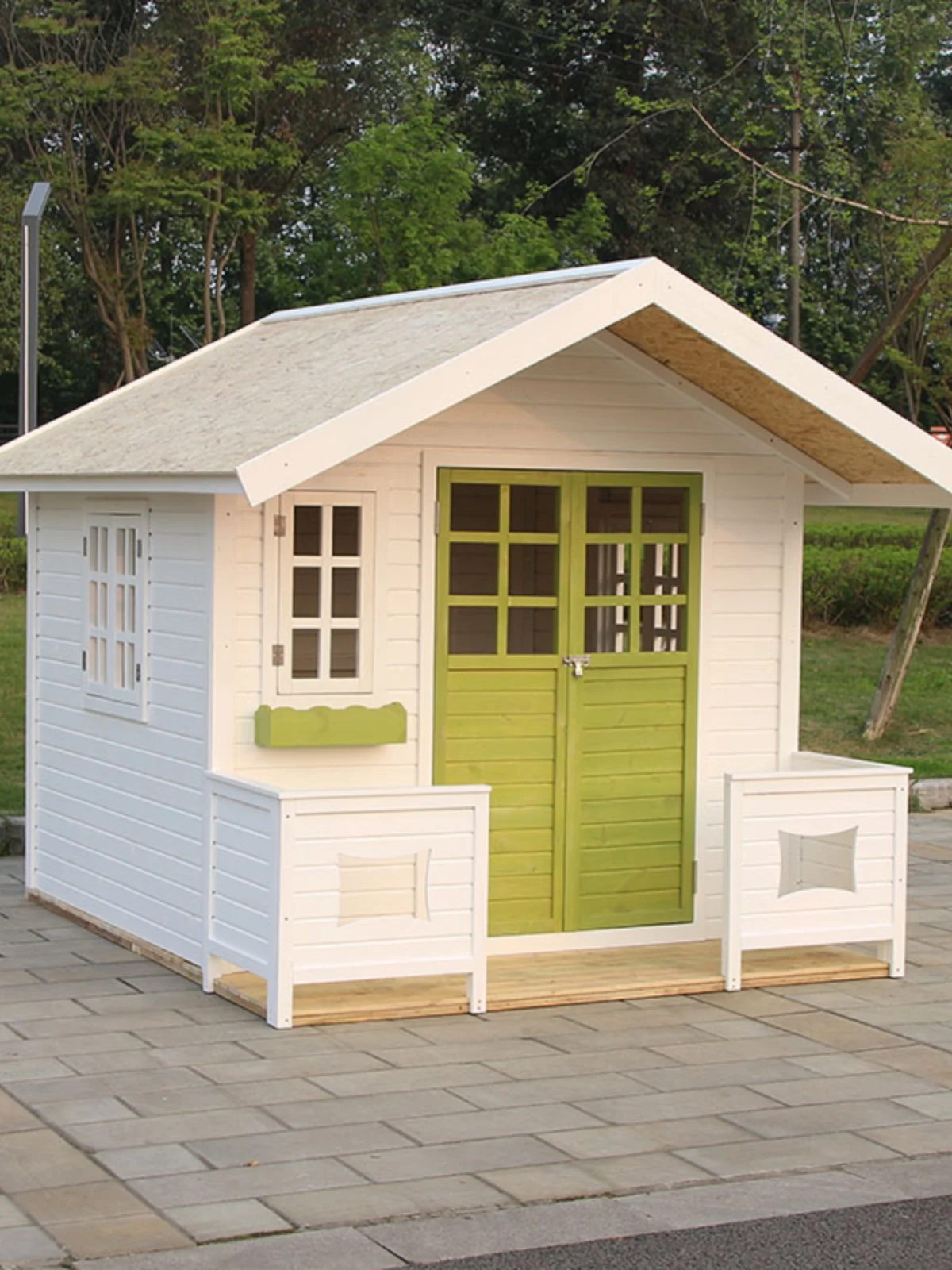 Anti-corrosion wooden cabin villa B&B solid wood outdoor assembly mobile simple habitable small house