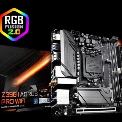 

Мини-плата Gigabyte Z390I AORI PRO WIFI в штучной упаковке ITX 17X17 поддерживает 8 9 поколений