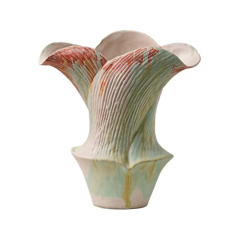 Jingdezhen ceramic vase, modern style high-end artistic sense living room flower arrangement