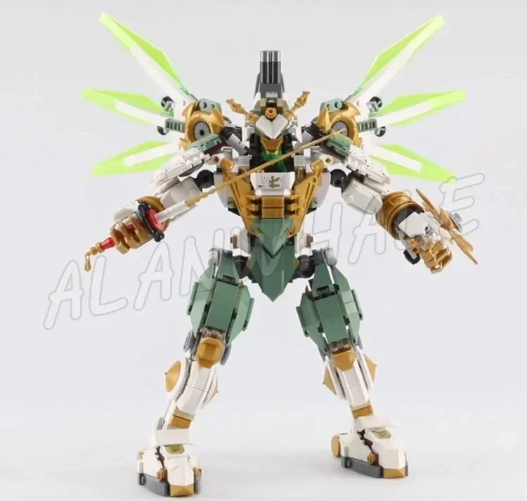 929 قطعة من مكعبات بناء لويد تيتان ميكانيكية مع شخصيات ألعاب ذاتية الصنع للأطفال هدية عيد الميلاد والكريسماس