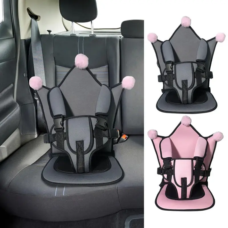 

Portable Car Child Safety Seat Mat For Kids Breathable Chairs Mats Baby Car Seat Cushion Adjustable Stroller Seat Pad