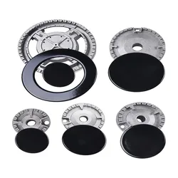 1Set Cooker Hat Set Stove Lid Upgraded Oven Gas Hob Burner Crown Flame Cap Fits Most Gas Stove Burners Household Kitchen