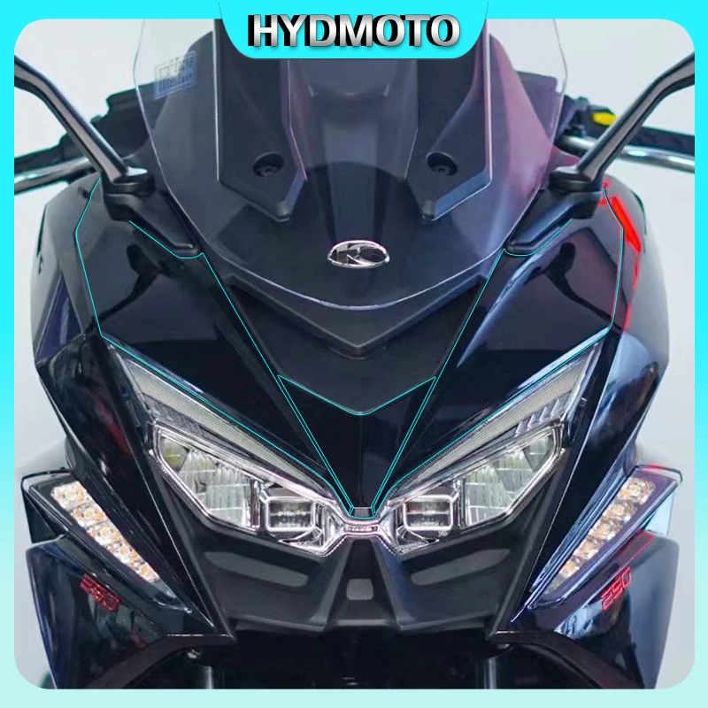 For KYMCO XCITING ST250 2023 Motorcycle Invisible Car Clothing Film Stickers Transparent Protection Film Modified Accessories