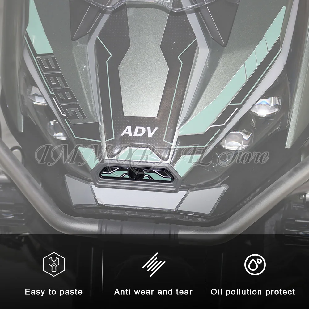 Для ZONTES 368G 368G аксессуары для мотоциклов наклейки под передней часть автомобиля 3D защитные наклейки из эпоксидной смолы