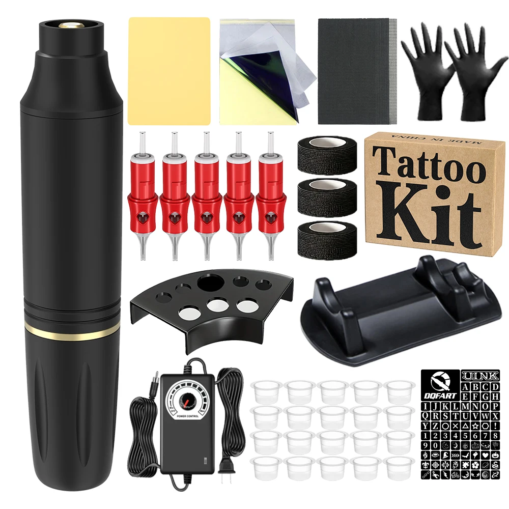 

Машинка для татуировок, набор для татуировок, 1000 об/мин, 5 шт. 1205RL, иглы для татуировок, принадлежности для перманентного макияжа, аксессуары для татуировок