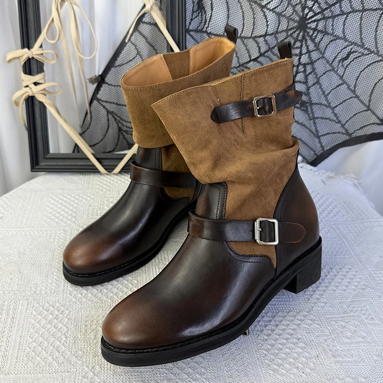 Women's Brown Leath… - image