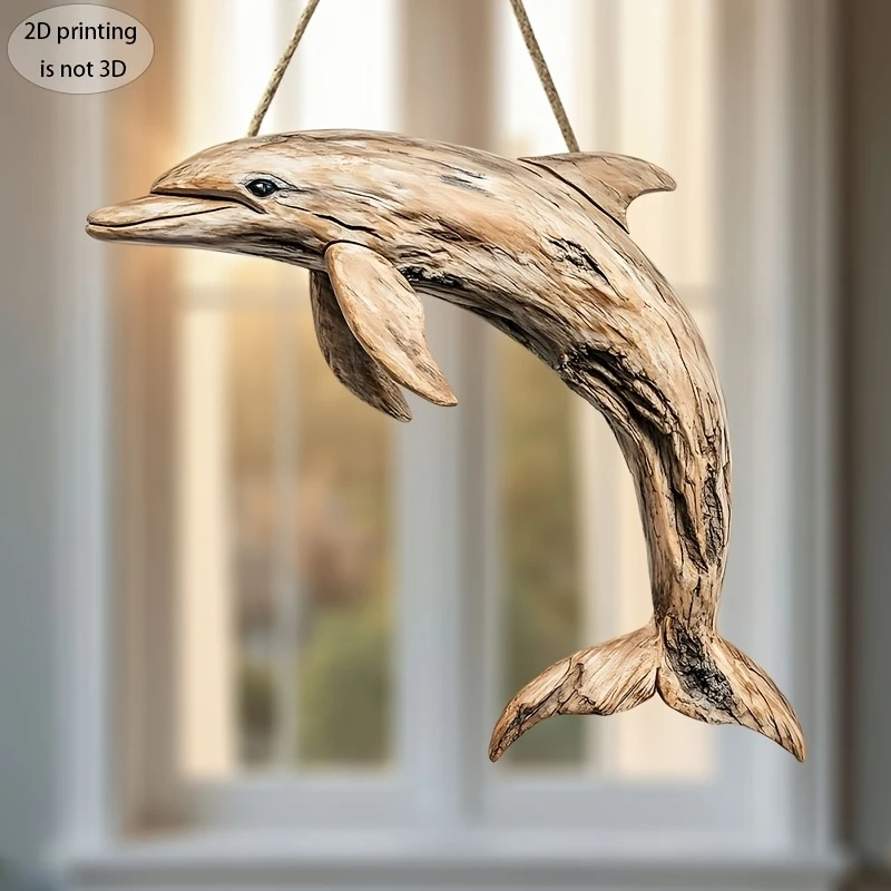 2D 10in Elegant Dolphin Wooden - Family Tree Print ulasan dan harga