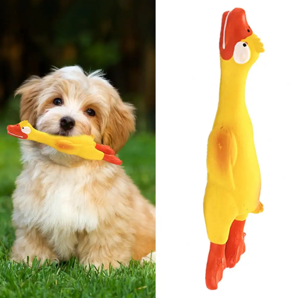 Dog Toy Chewing Playing Dog Toy Active Pets Durable Squeaky Duck Dog Toy for Chewing Teeth Funny Sound Pet for Boredom for Dogs