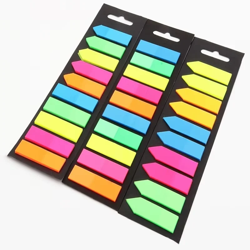 200 Stück Seitenmarkierungen, Tabs, farbige, klebrige Tabs, Bücher, selbstklebender Notizblock, Notizbücher, Index-Tabs, Seite klebrig, für Heimbürobedarf