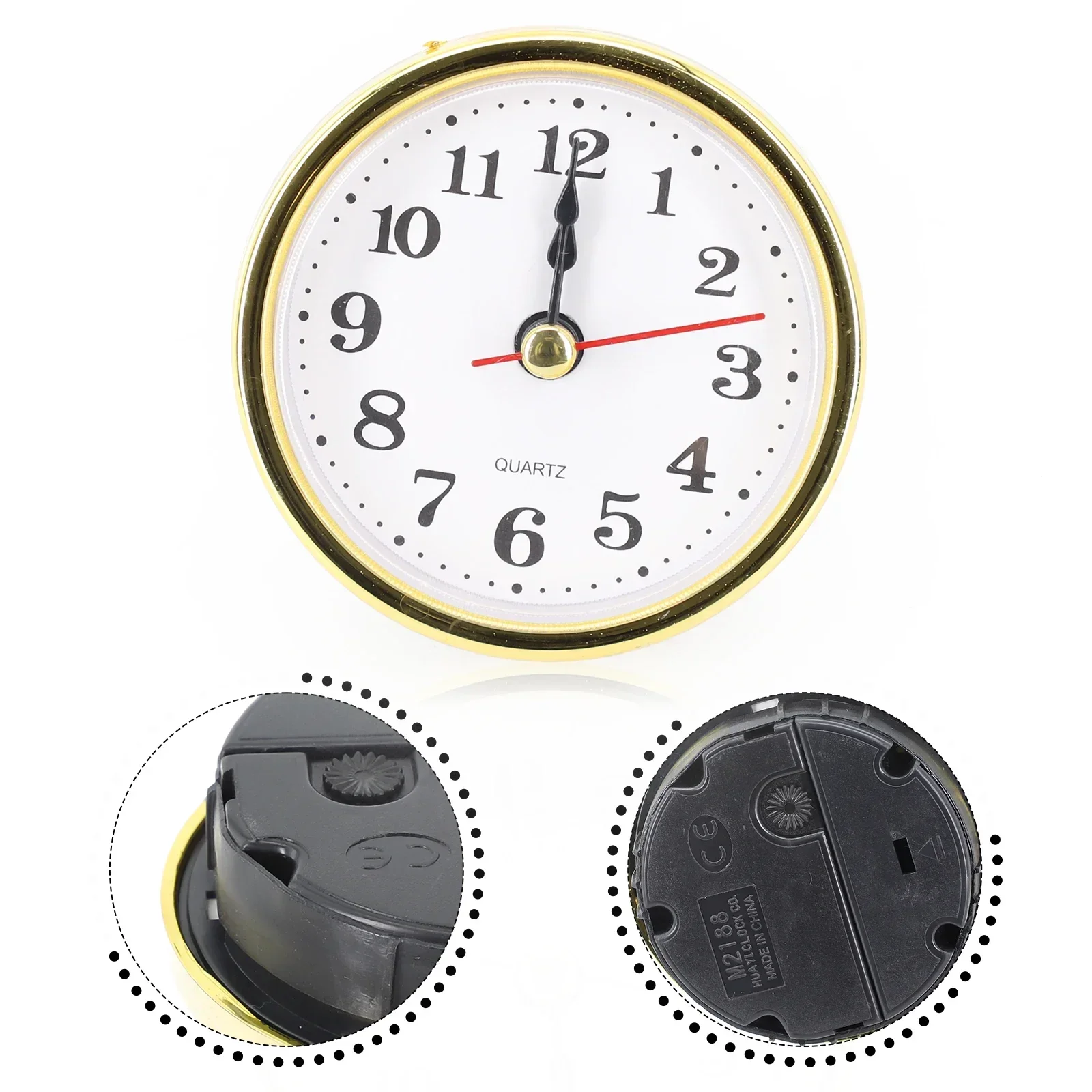 1pcs 65/80/90/110mm DIY Quartz Clock Insert Movement Roman Bedside Antique Watch Desk Decoration Parts