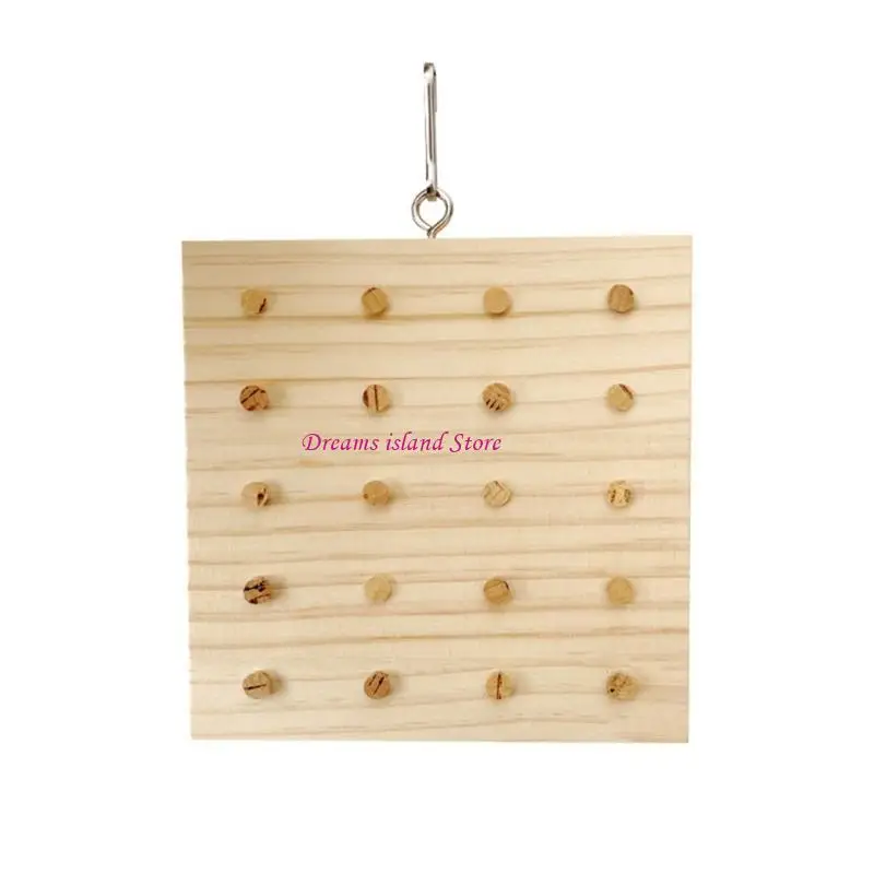 Bird Toy Parrot Molar Toy Cage Vishing Grinding Toy Toy Natural Wooking Block HX6C