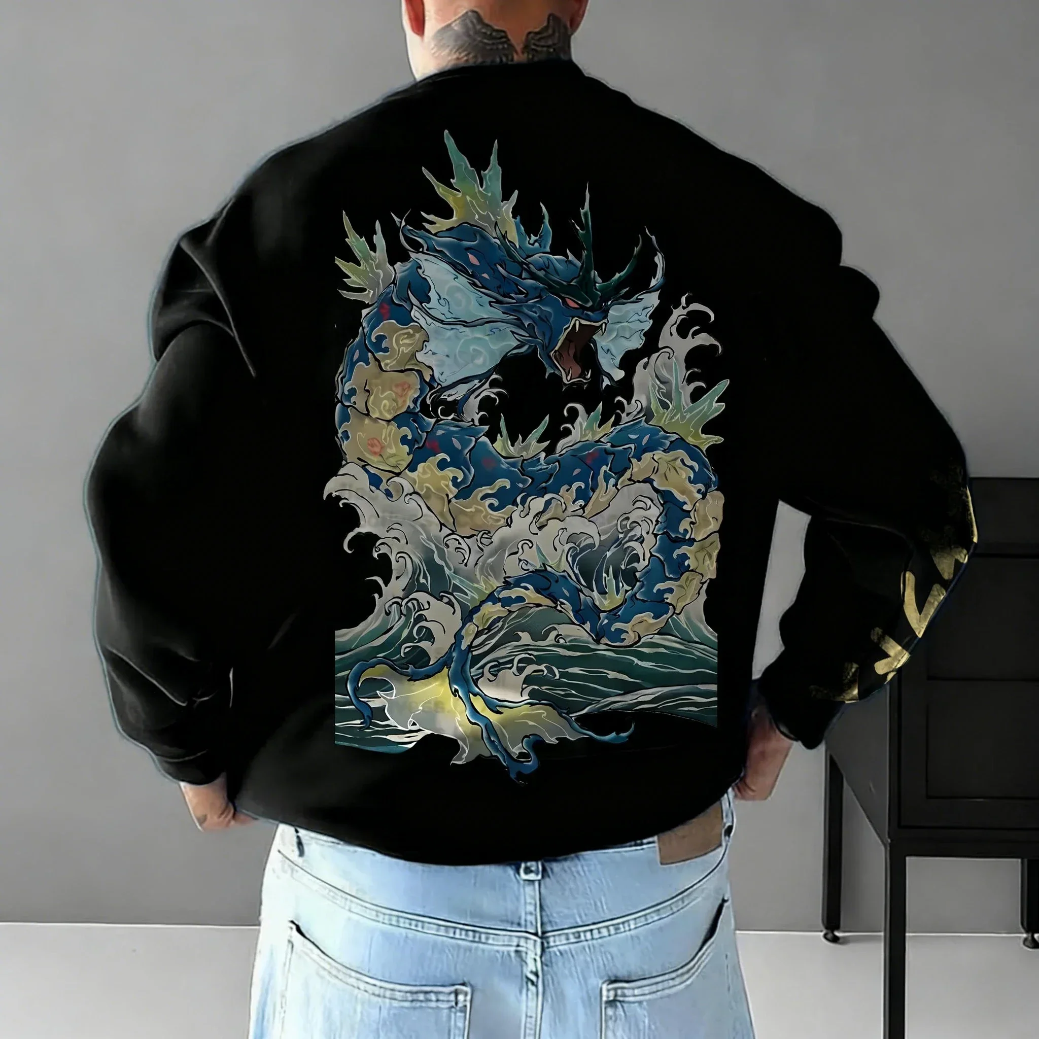pokemon-anime-gyados-impresso-em-torno-do-pescoco-hoodie-masculino-e-feminino-primavera-outono-novo-harajuku-diario-casual-pai-filho-topo