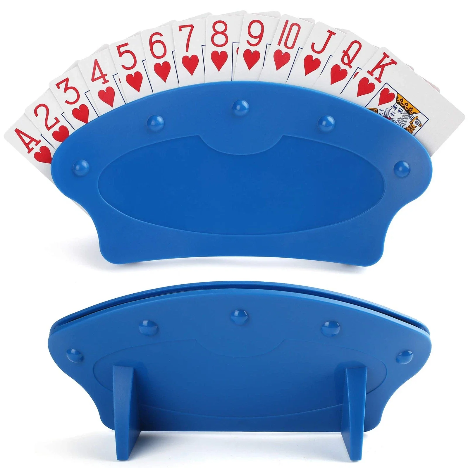 Playing Card Holder for Kids Seniors,Hands Free Cards Holders for Cards Game, Poker Parties, Family Card Game Nights