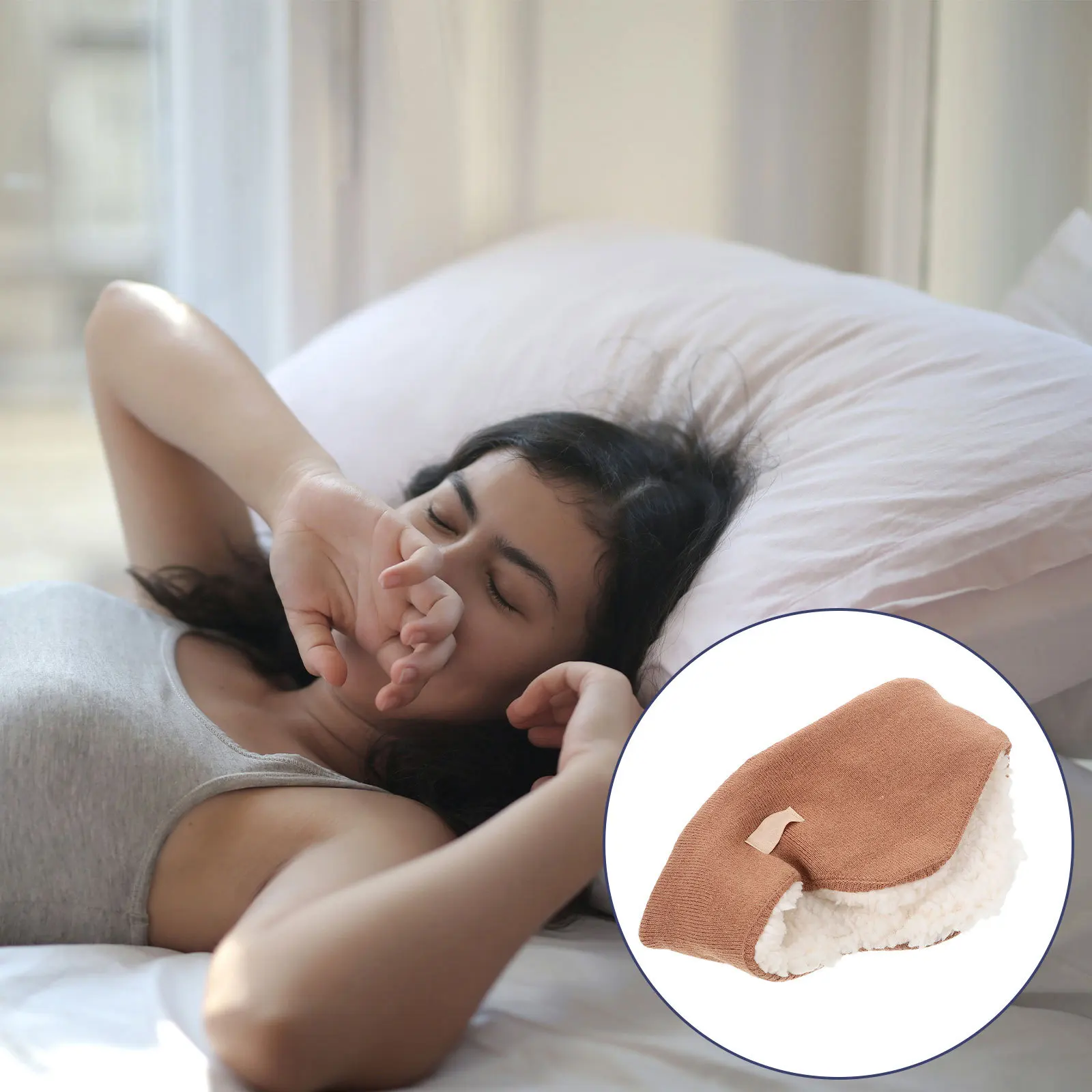 

Noise Reduction Sleep Ear Muffs Headband Style Comfortable Ear Covers Lightweight for Men Women Sleeping Studying Work