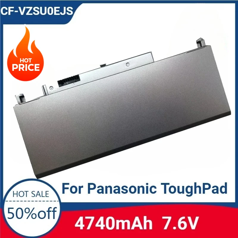 

For CF-VZSU0EJS 7.6V 4740mAh 21CP6/44/62-2 Replaceable Battery for Panasonic ToughPad FZ-Q1 CF-RZ6 CF-RZ5 FZ-Q2 2-604462S2-B04
