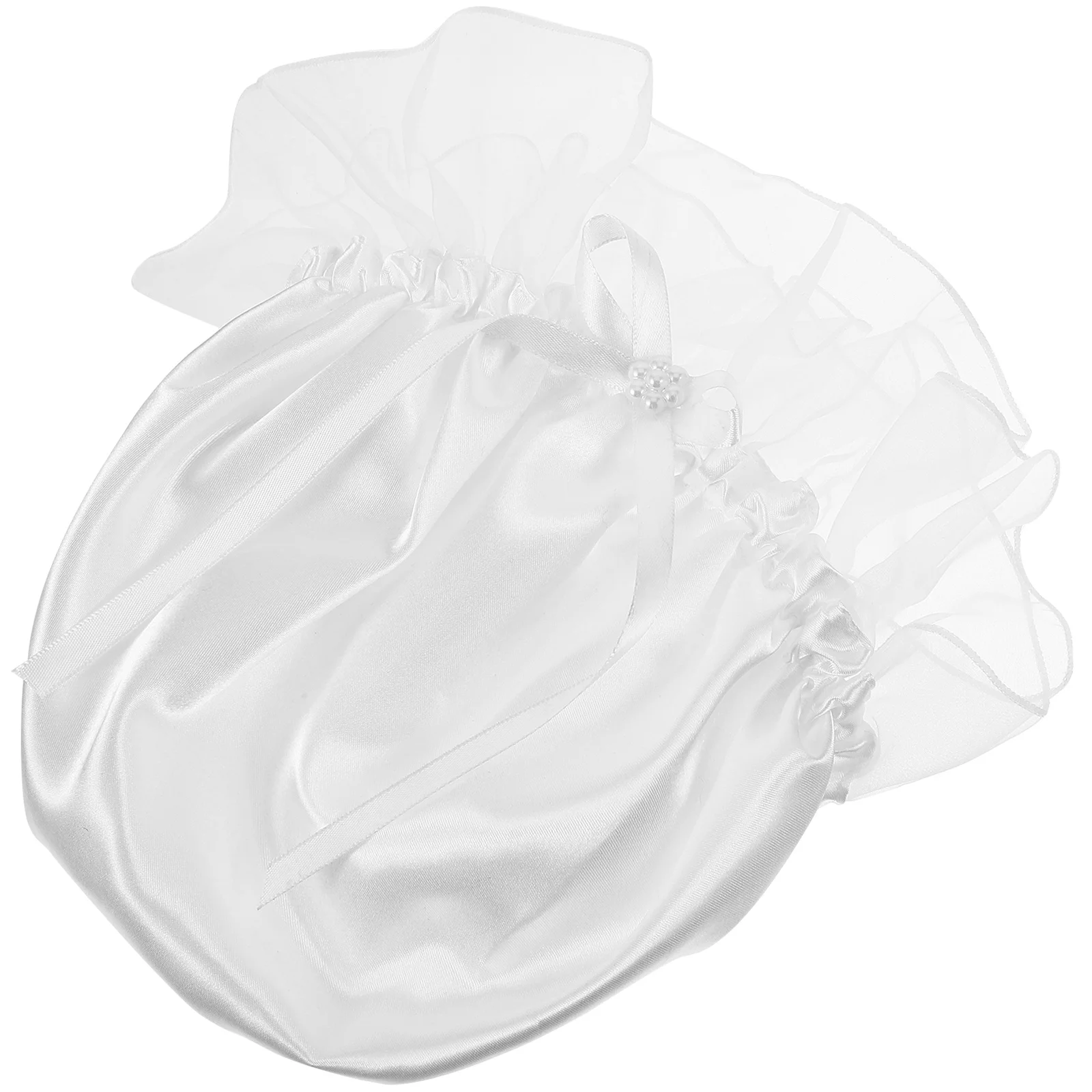 

Bridesmaid Handbags White Cloth Bridal Wedding Wedding Bride Decorative Dolly Bag Dolly Bag Storage Jewelry Gifts