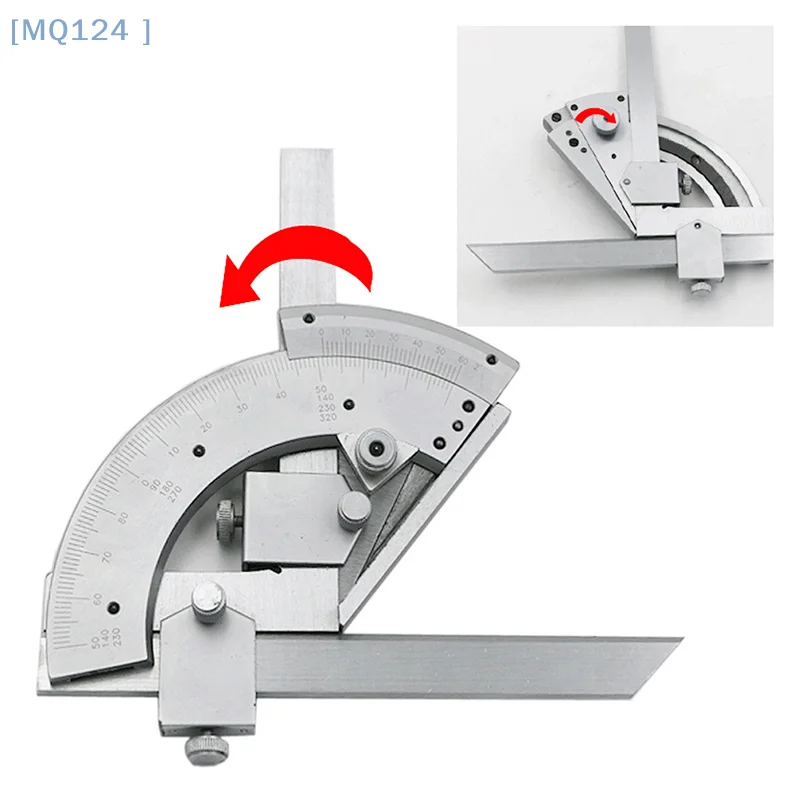 0-320 °   Прецизионный конический транспортир, угловой искатель, шкала из нержавеющей стали для деревообработки, металлообработки, обработки