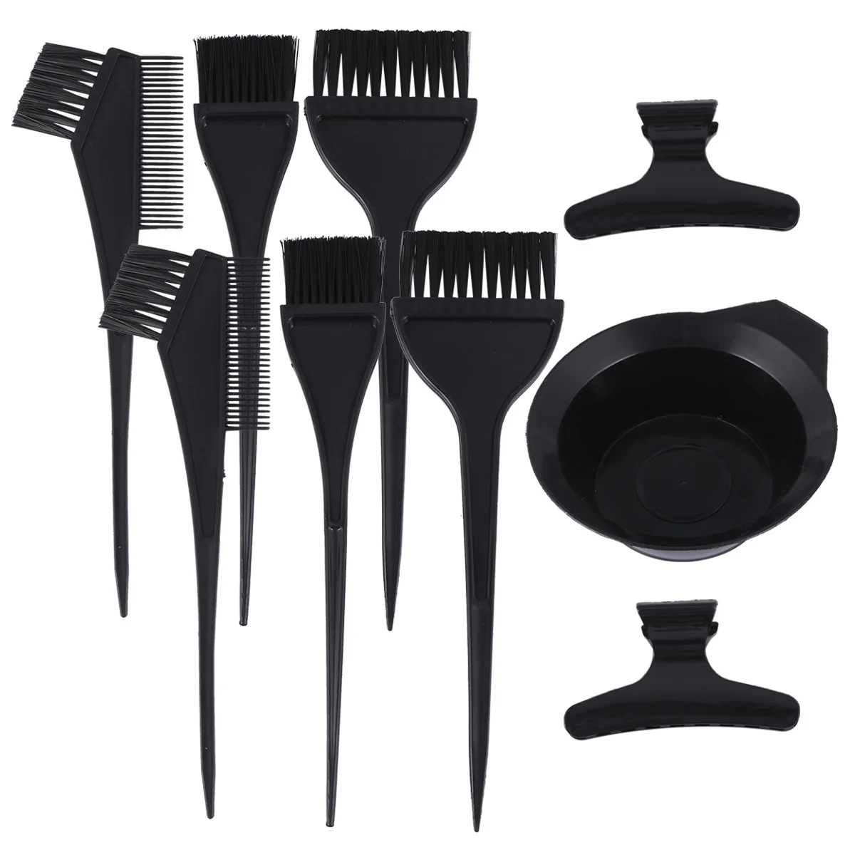9Pcs Hair Coloring Kit Set Durable Hair Dye Tools Brushes Clips Tinting Bowl for Salon Professional Home DIY Use - Image 6