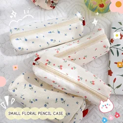 Cute Flower Pencil Bag The Small Fresh Pencil Case Kawaii Pencil Pouch Stationery for Girls Back to School Anime School Supplies
