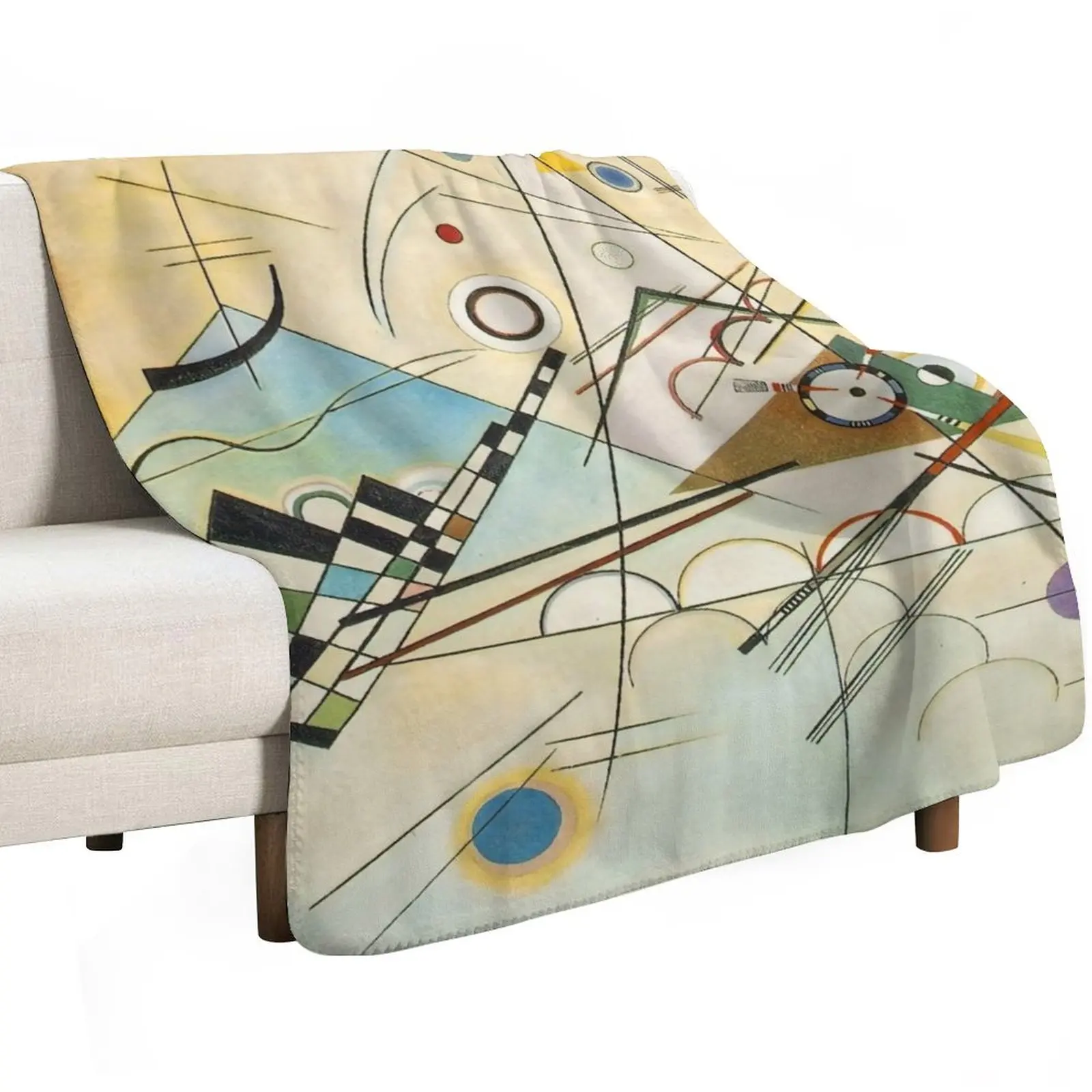 Wassily Kandinsky Composition Throw Blanket Heavy Camping Sofas Blankets For Sofas warm winter Blankets