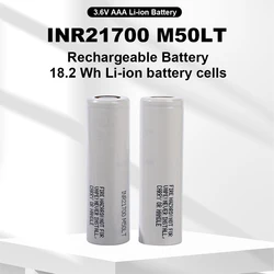 10PC INR21700 M50LT 18.2 Wh Li-ion battery cells Original brand battery 4800mAh 3C lithium Li-ion batteries for Electric vehicle