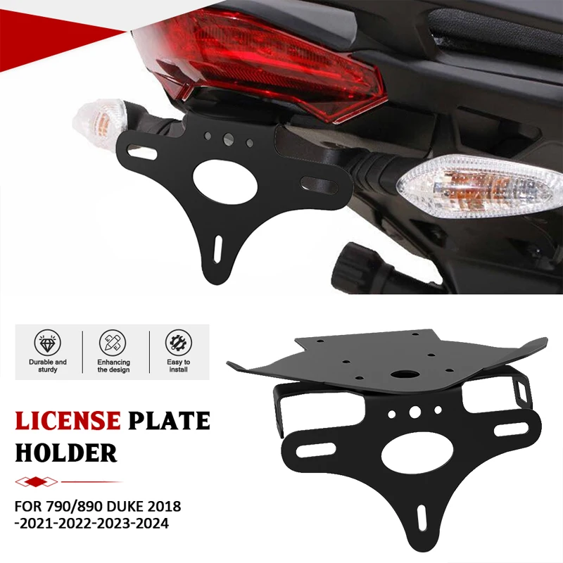 

For Ducati Multistrada 1200 / 1200S 2010-2012-2013-2014 Motorcycle Rear License Plate Relocation Bracket Fender Eliminator Kit