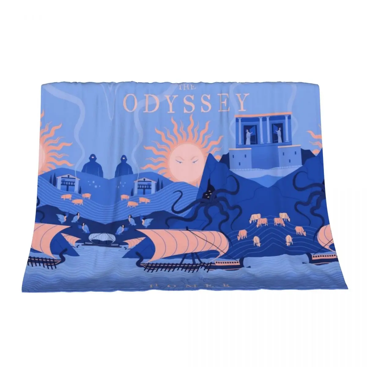 

The Odyssey Throw Blanket Bed Fashionable Beach Heavy Bed linens Blankets