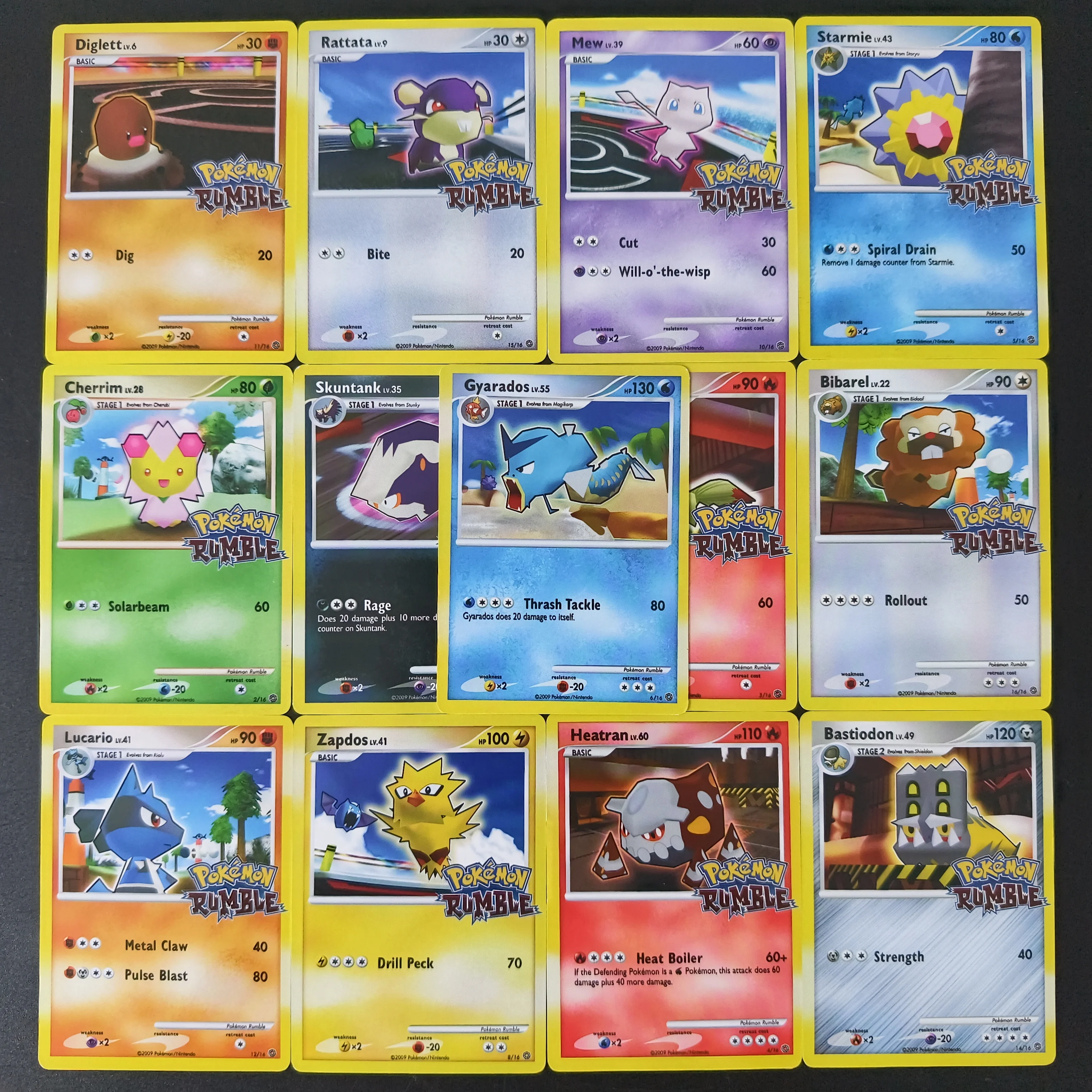 Retro Game Card - Набор из 13 прокси-карт PTCG: Лимитированная