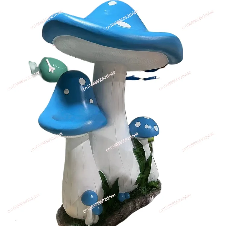 Cartoon Mushroom Statue