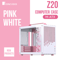JONSBO Z20 Orange Black MATX ATX Chassis 20L Detachable Handle Case  163mm Air-Cooled Graphics Card Type-C Desktop Small Space