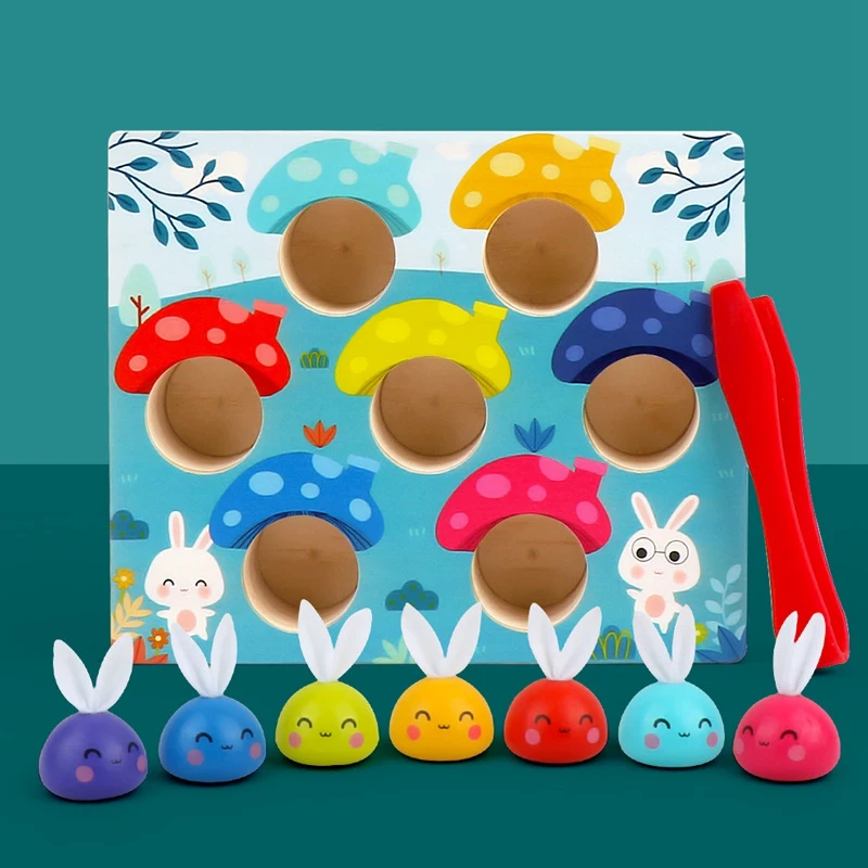 Jeu de Corresponlégitide Documents Lapin pour Chambre Plus Lente, Jouets en Bois pour Enfant, Éducation Précoce, ApprentiCumbria, Cadeaux Amusants