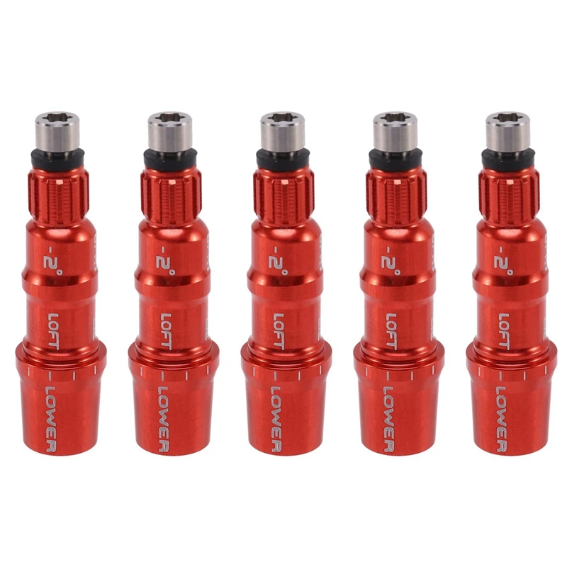 

5X 335 RH Golf Adapter Sleeve For Taylormade SIM, M1,M2,M3,M4,M5,M6 Custom Driver Red