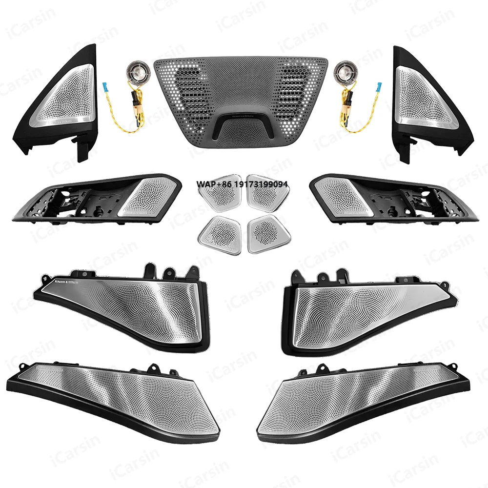 

ICarsin Upgrade RGB 64 Colors LED Car Interior Ambient Lighting for B-MW X6 G06 Speaker Cover Parts Decoration Accessories