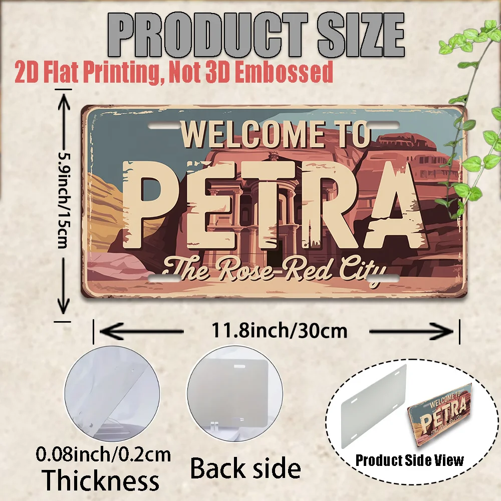 2D Flat,1pc, Vintage Metal Sign, Only for Decoration, Outdoor Wall Art (11.8