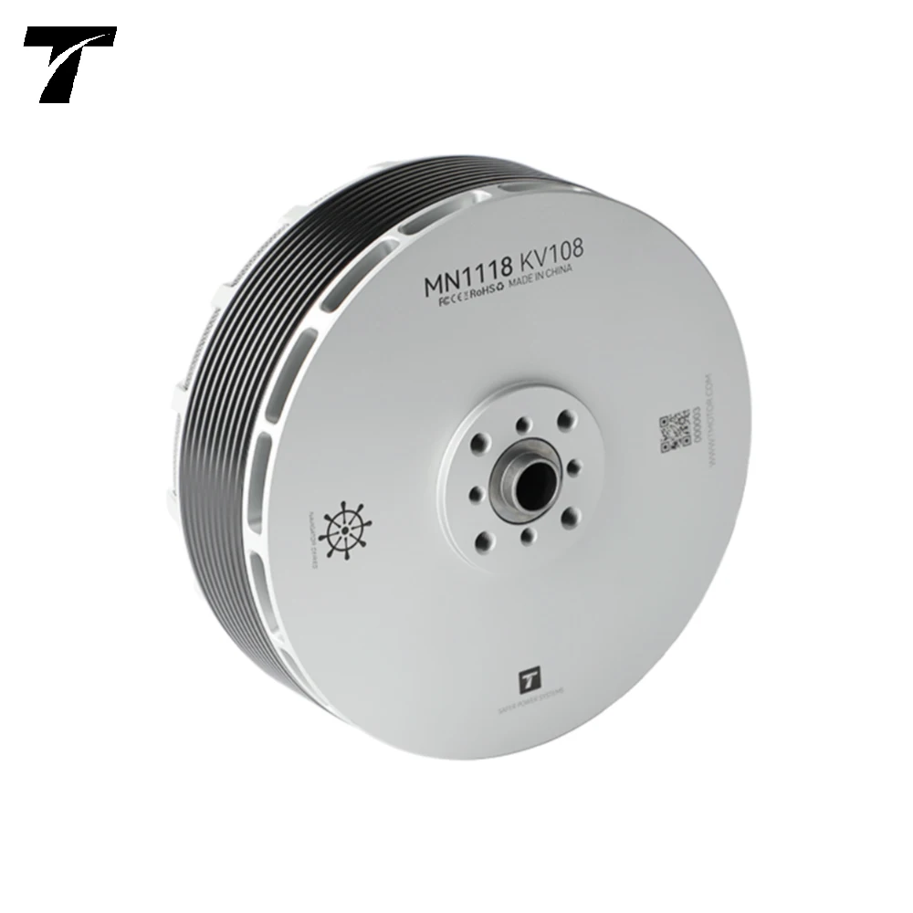 T-MOTOR MN1118 KV90 KV108 Brushless UAV Motor High Thrust Lightweight Efficient Heavy-Lift Multirotor Drone Motor