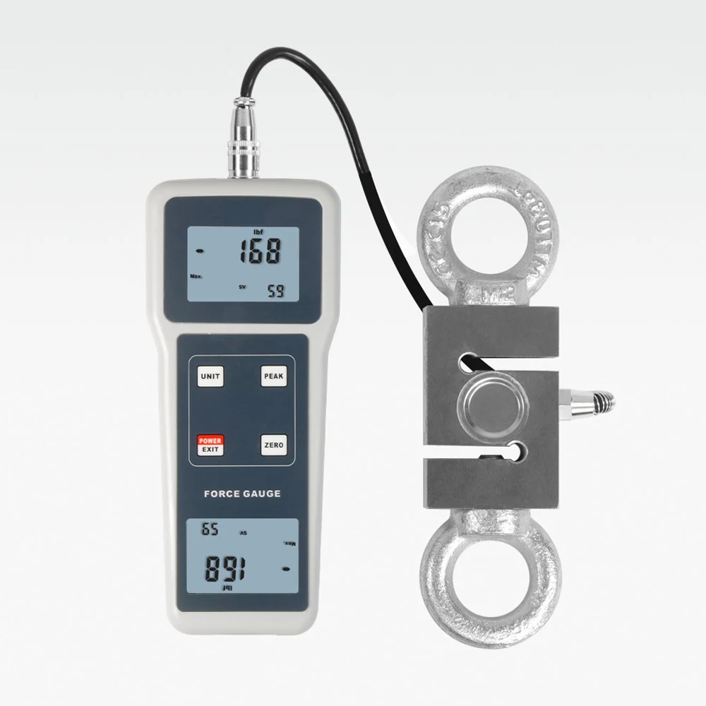 Digital Force Gauge FG-104 200K 500K 1000K  Push Pull Force Gauge ±1960 N~±9800 3 kinds of unit conversion kgf, N, Lbf