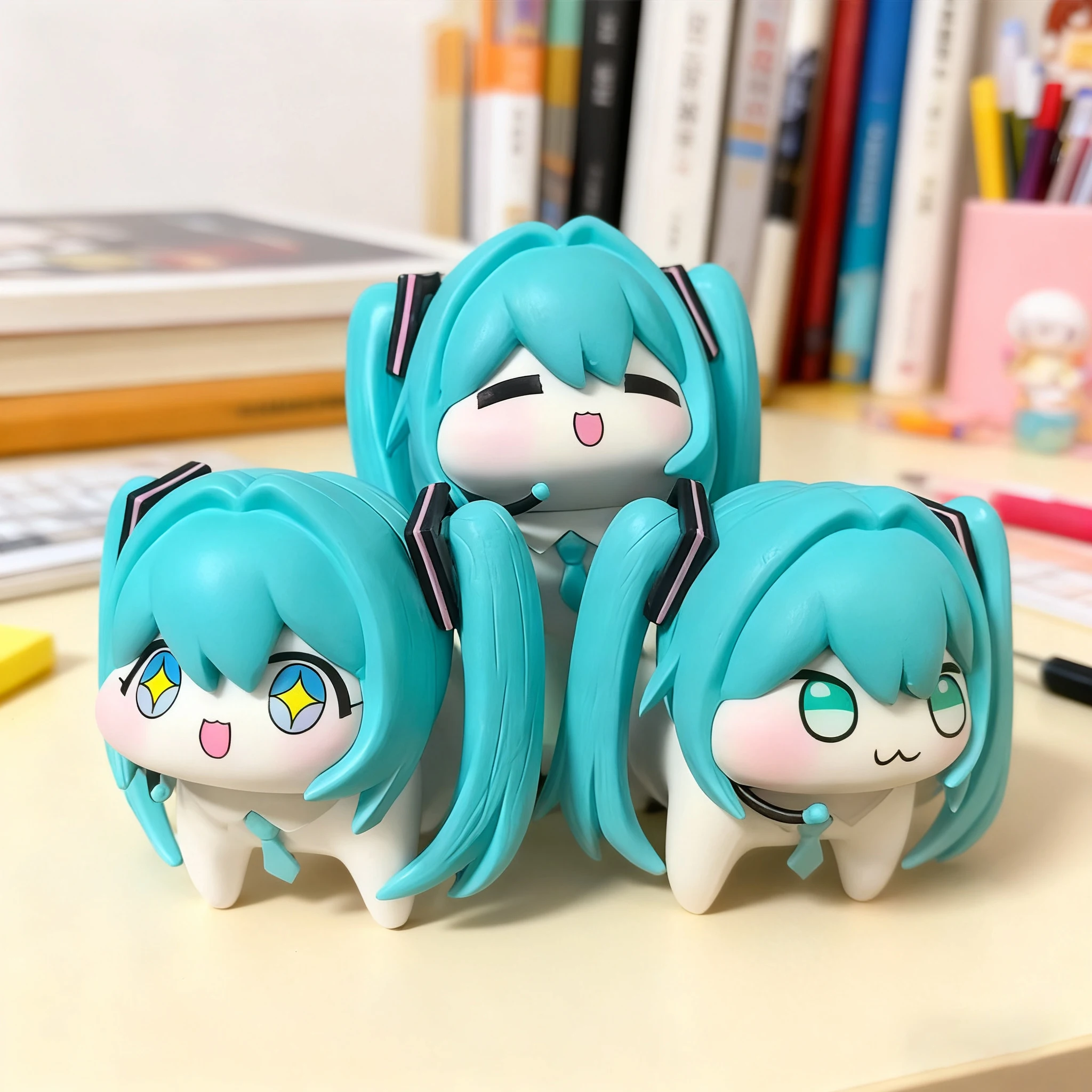 شخصيات دورو هاتسون ميكو اللطيفة Q نسخة PVC أنيمي نموذج أرقام Kawaii الكرتون سطح المكتب الديكور لعبة دمية هدية #1