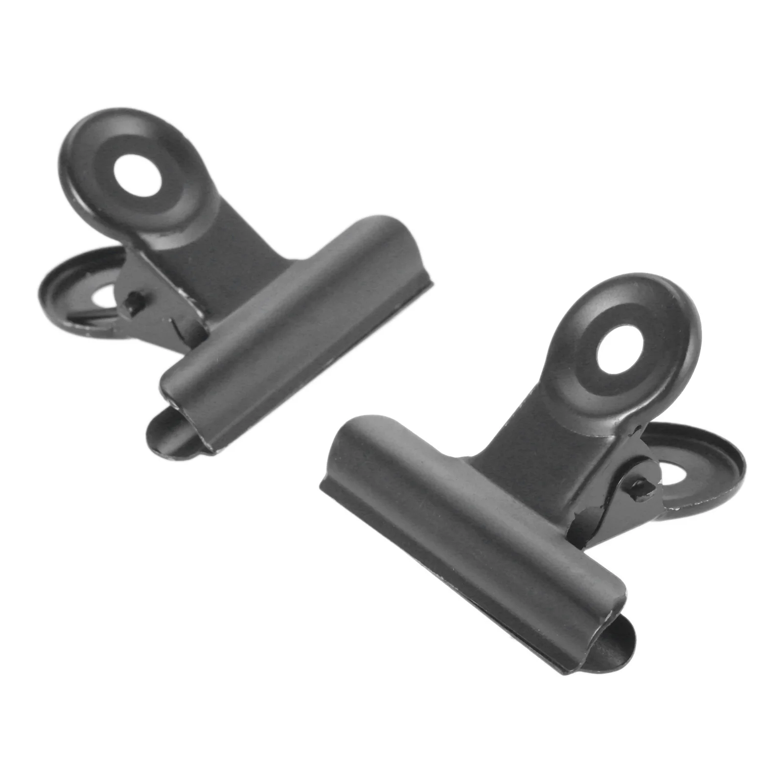 5Pcs 37mm Clip per raccoglitori Bulldog Clip per lettere metallo nero metallo File di carta raccoglitore Clip cancelleria ufficio scuola forniture per la casa