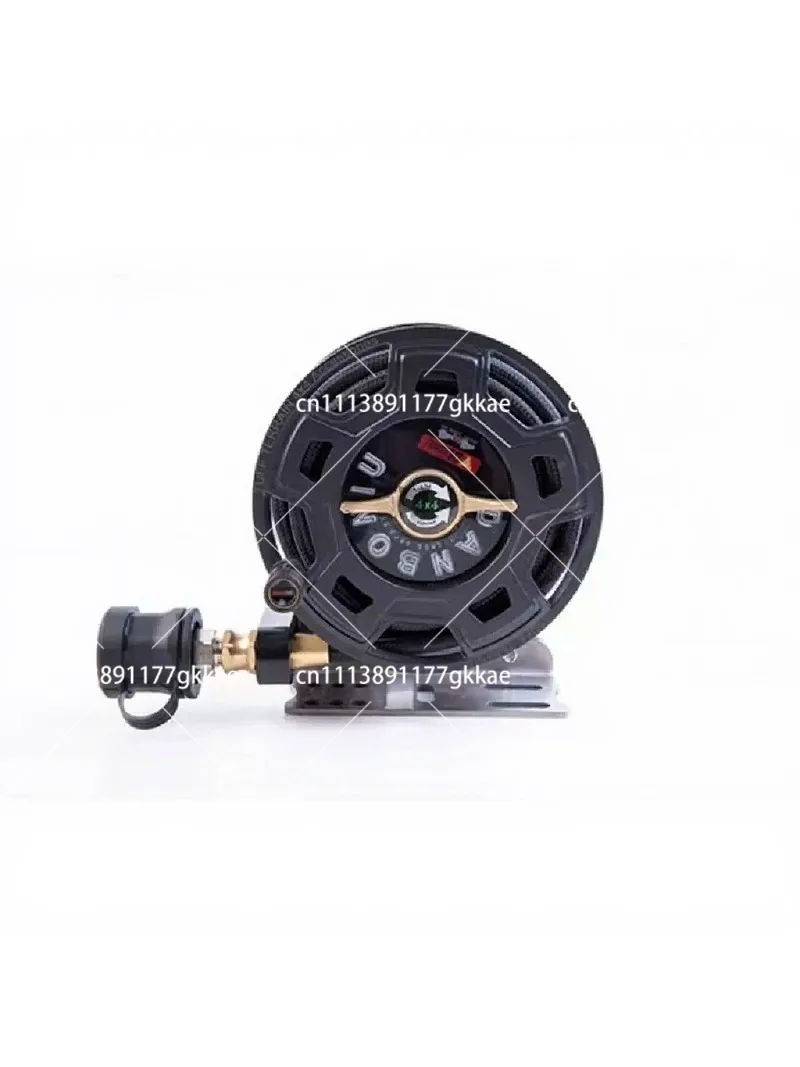 All-Terrain Auto Retract Air Pump Hose Reel 7M Pipe for Off-Road Inflation Tube Storage