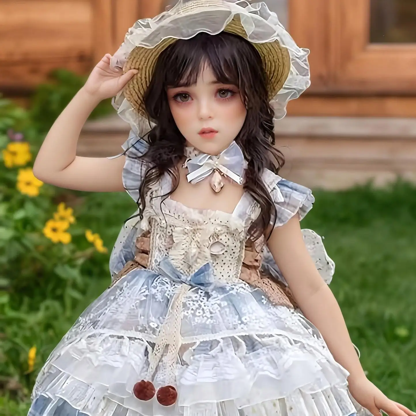 

Бесшовная подвижная фигурка куклы 65 см | Реалистичная текстура мягкой кожи | Гибкий скелет из сплава | Платье для фотографии, косплея и подарка |