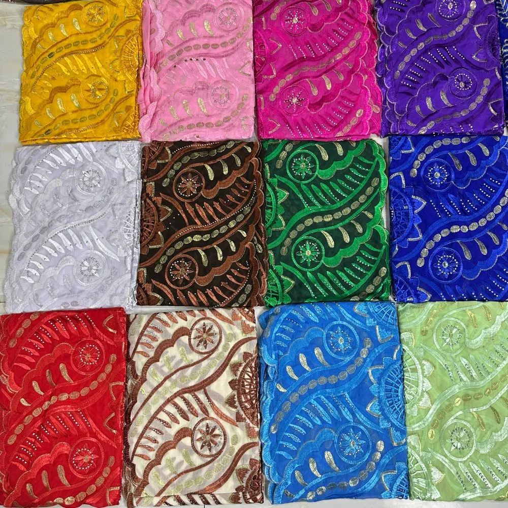 2026 Neuer Afrikanischer Islamischer Damen-Schal Modischer Pashmina-Turban Gebetstuch 100% Baumwolle Bestickter Schal Muslimischer Party-Hijab für Damen – Detail 31