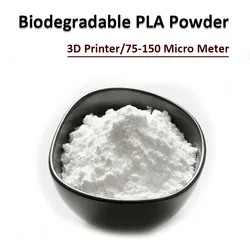 Polvo PLA Biodegradable, partículas de plástico de grado alimenticio, ácido poliláctico, resina, impresión 3D, 1kg