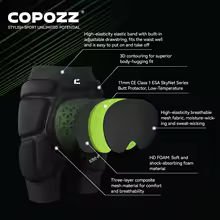 מגני ברכיים וישבן COPOZZ ESA | הגנה מושלמת לסקי וסנובורד