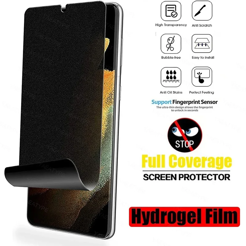 Privacy Hydrogel Film For Google Pixel 6 7 8 5 7a 4a 4G 4 XL 3 ProAnit-Spy Screen Protector Pixel 5a 5G 3 6a