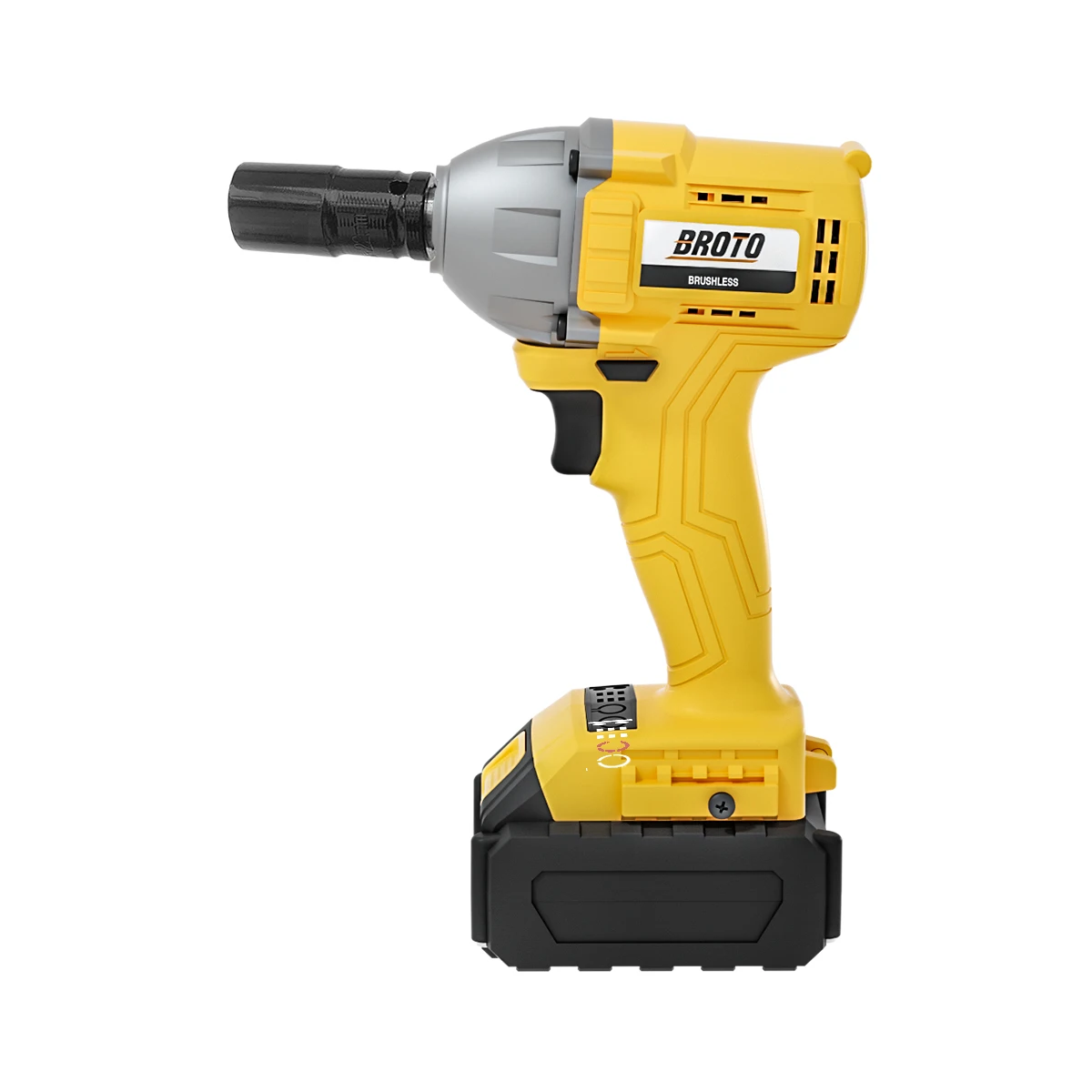 

202520V Lithium Battery Cordless Torque Electric Cordless Impact Wrench Brushless Power Tools Power Wrenches