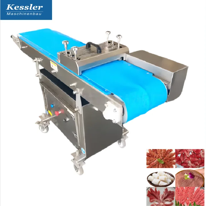 New Commercial Electric Meat Slicer Machine Stainless Steel Adjustable Thickness Automatic High Capacity 380V
