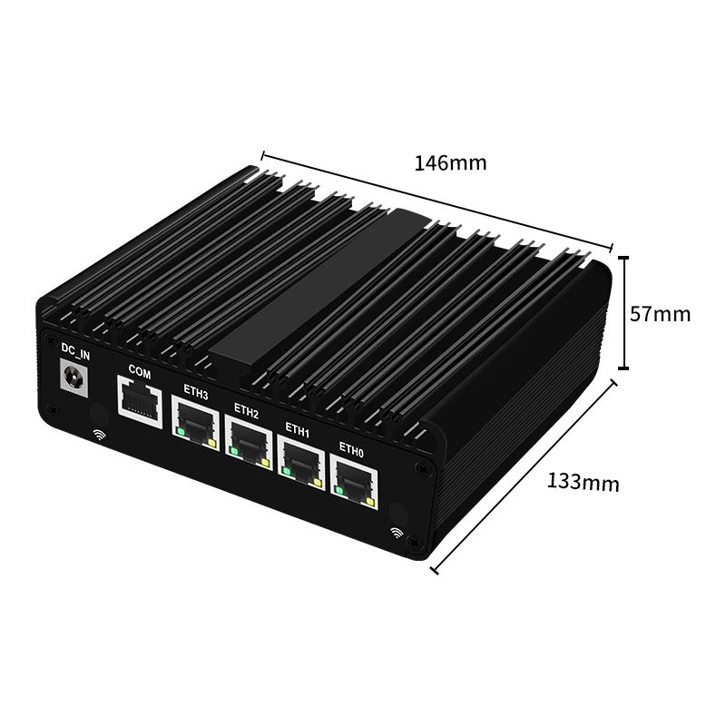 SZBOX 4x2.5G Fanless Mini PC Alder Lake N100 / Twin Lake N150 i226-V Firewall Router PC Proxmox VPN Server pfSense OPNsense