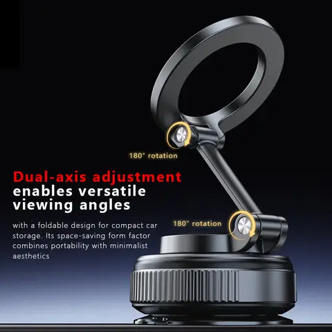 새로운 360 °   회전식 진공 자석 차량용 휴대폰 홀더 접이식 핸즈프리 내비게이션 거치대 다중 시나리오 사용 가능 새로운 360 °   회전식 진공 자석 차량용 휴대폰 홀더 접이식 핸즈프리 내비게이션 거치대 다중 시나리오 사용 가능