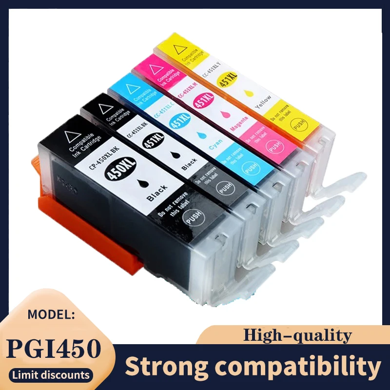 

PGI450 CLI451 PG 450 Compatible For Canon PIXMA IP7240 MG5440 MG5540 MG6440 MG6640 MG5640 MX924 MX724 IX684 cartridge printer